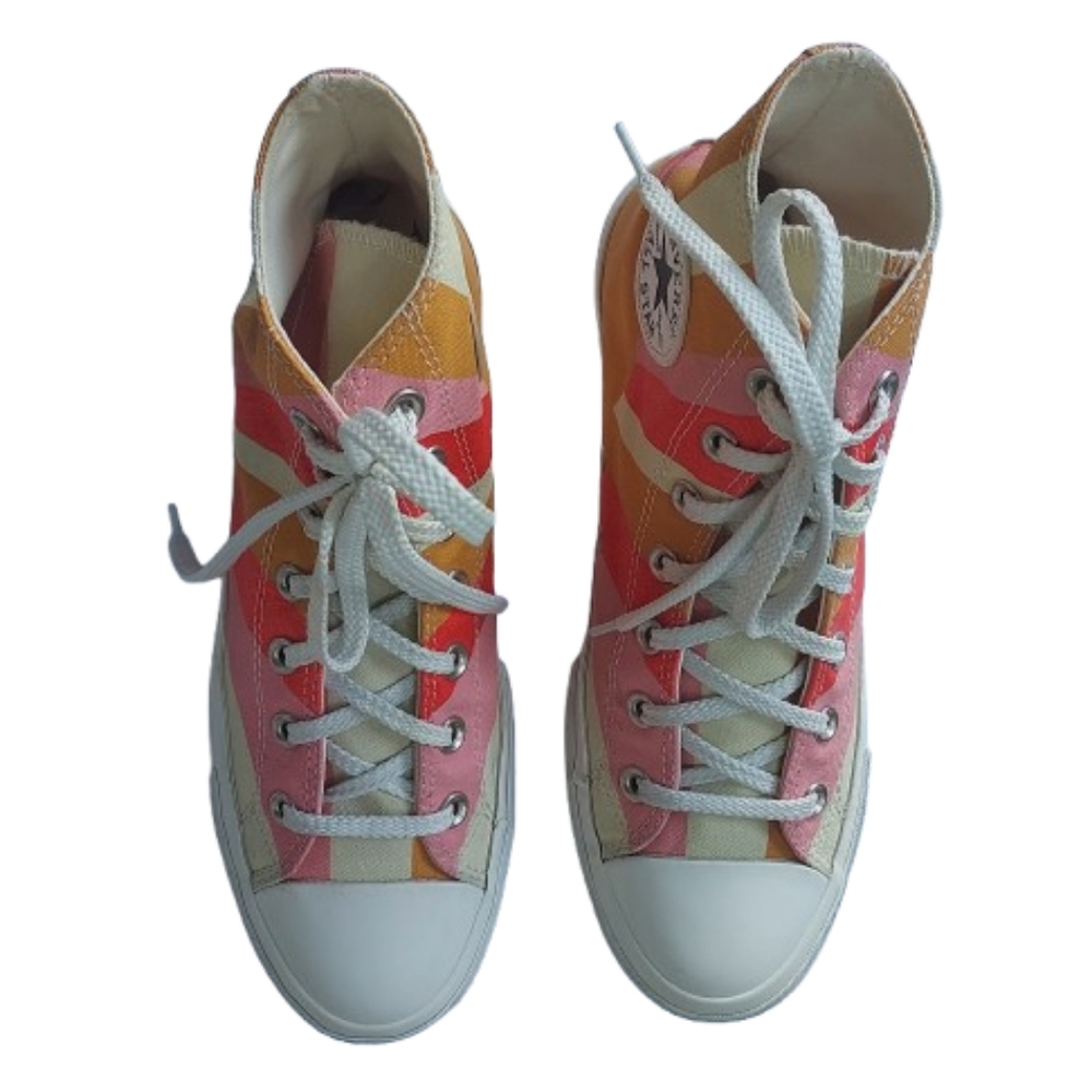 Converse Chuck Taylor High Summer Spirit Platform Hi-Top Sneaker 8.5 #571923C - Picture 9 of 16